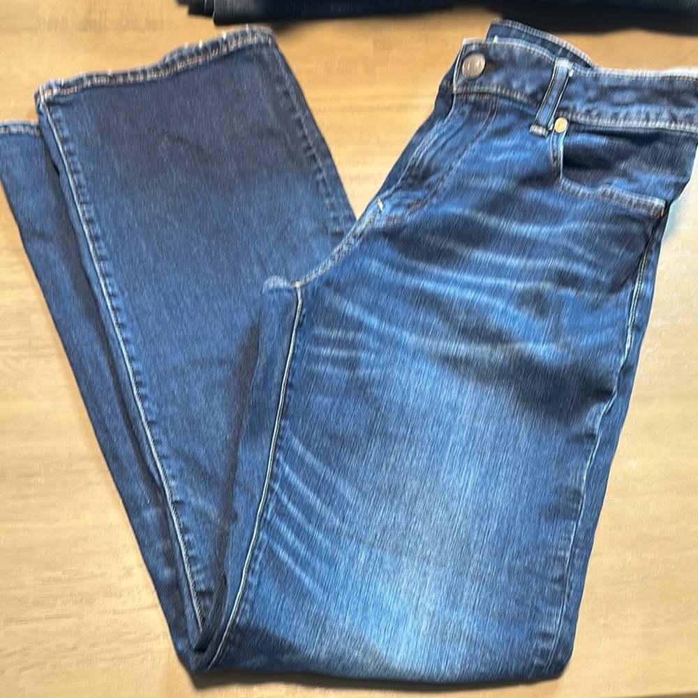 Men's American Eagle, next level flex, classic boot jeans,👖 33x34